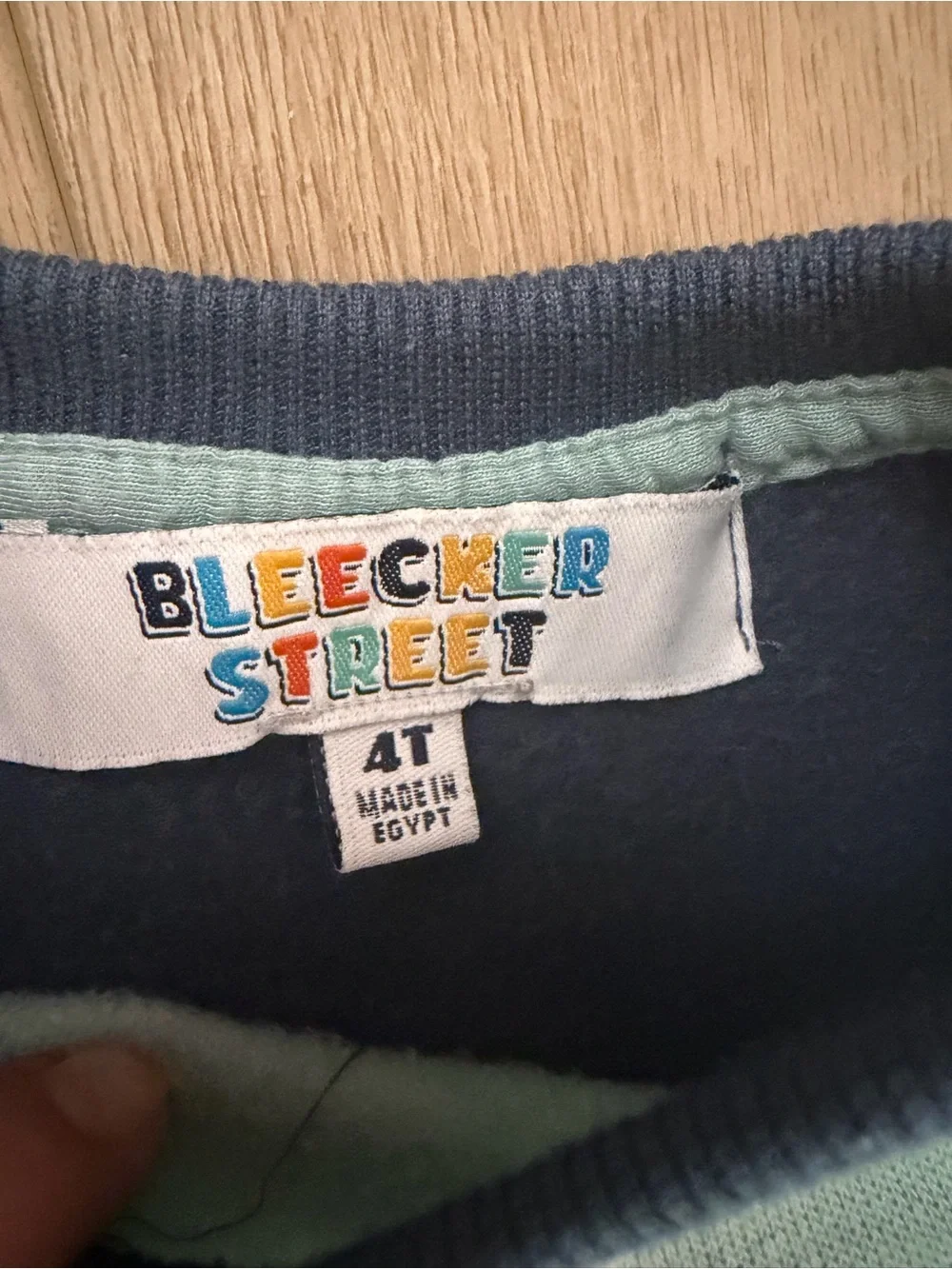 4T Boys 3 Blue Matching Sets Colorblock Kids Sweatshirt and Joggers Set